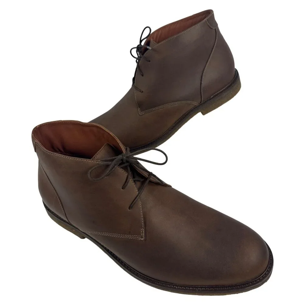 Johnston & Murphy Men's Copeland Chukka 25-1870 Brown Leather Size‎ 15M